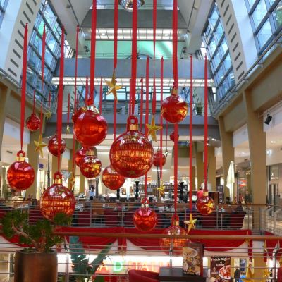 Shoppingcenter Weihnachten Lichthof